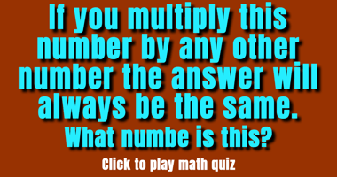 Math Trivia Quiz